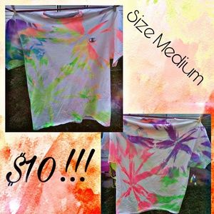 Tie Dye Champion T Shirt